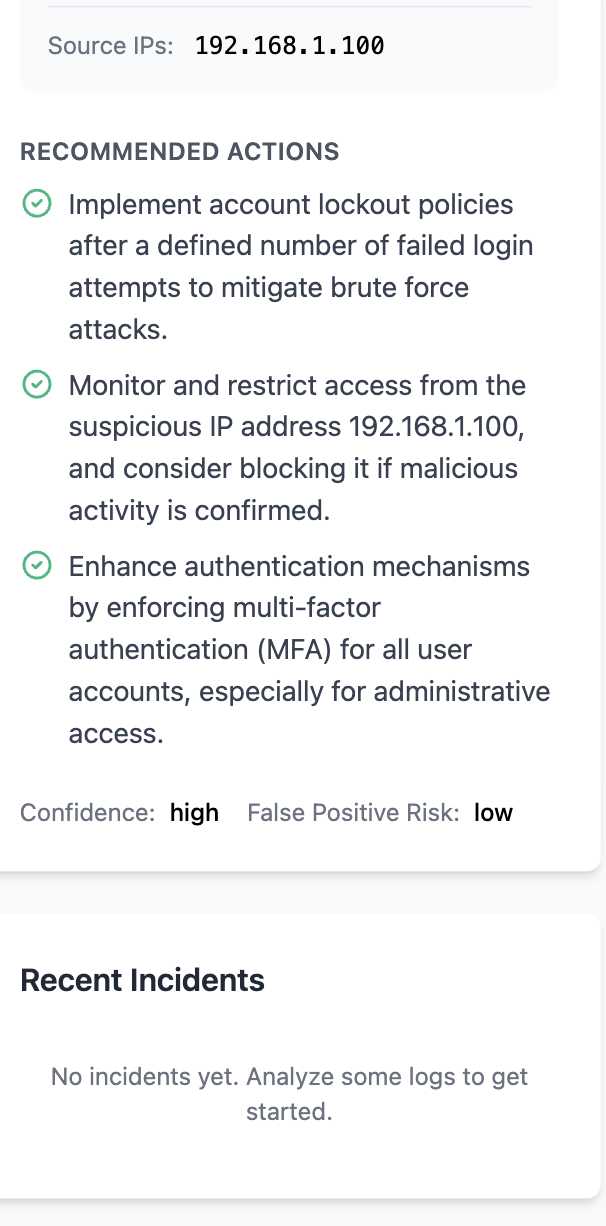 SentinelAI Incident Report